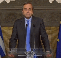 Il Primo Ministro Ellenico Antonis Samaras