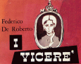 Particolare della copertina del romanzo I Vicer, di Federico De Roberto