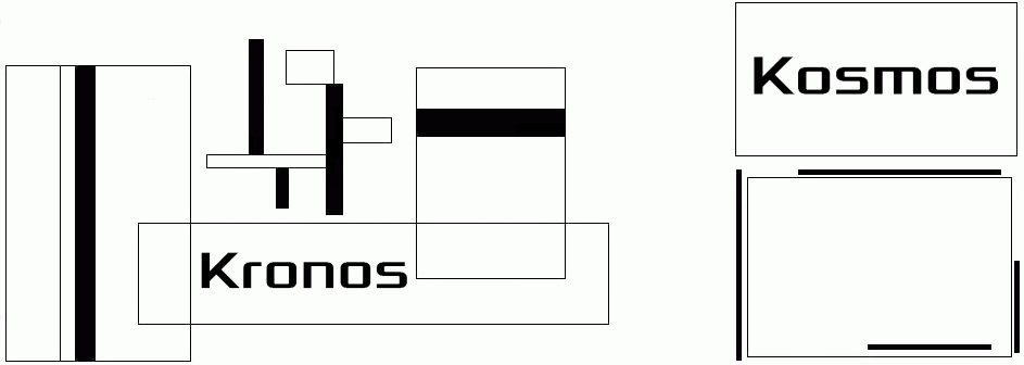 Composizione astratto-geometrica di Ninni Radicini