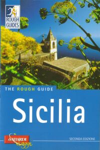 Copertina del libro Rough Guide Sicilia, guida turistica di Robert Andrews, Jules Brown e Kate Hughes
