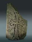 Stele Khachkar di Sotk con croce incisa risalente al XV secolo esposta al Museo della Santa Sede di Echmiadzin a Erevan