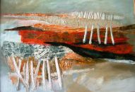 Opera di Gabry Benci denominata Terra rossa