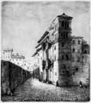 Santa Maria in Monticelli - acquaforte di Antonio Carbonati 1919