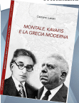 Copertina del libro Montale Kavafis e la Grecia moderna scritto da Cristiano Luciani