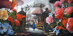 Dipinto a olio denominato Alice realizzato da Doris Dagostini nel 2015