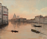 Dipinto a olio su tela di cm.60x50 denominato Canal Grande realizzato nel 2013 da Fabio Colussi