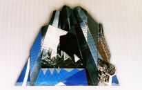 Foto analogica, collage e grafica denominata Forme realizzata da Furio Casali nel 2007