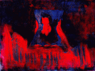 Incisione a cera molle su lastra di zinco di cm.30x40 denominata Piattaforma Social realizzata da Gastone Bianchi nel 2016