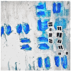 Opera di Gastone Bianchi denominata Progetto Vaso Pause realizzata nel 2003 con tecnica mista su carta Fine art di cm 40x40