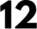 12 was the number of Gilles Villeneuve' Ferrari single-seater in the 1978 and 1979 F1 World Championships
