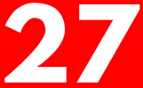 27 was the number of Gilles Villeneuve' Ferrari single-seater in the 1981 and 1982 F1 World Championships
