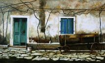 Dipinto ad acrilico su tela di cm.70x100 denominato Ritorneremo realizzato da Loredana Riavini nel 2008