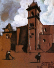 Opera di Paolo Caccia Dominioni denominata Salento realizzata con tecnica mista nel 1963