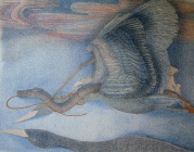 Dipinto a tecnica mista di cm.46x55 denominato Viceversa realizzato da Patrizia Schoss nel 2016