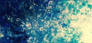 Dipinto in acrilico su tela di cm.140x65 denominato Riflesso 08 realizzato da Emmanuela Renzi nel 2016