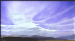 Dipinto di cm.25x45 denominato Alba Invernale realizzato da Sergio Bastiani nel 1999