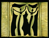 Gioiello in metallo inciso realizzato da Ugo Car�