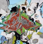 Opera a tecnica mista realizzata da Zel Ebrity