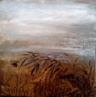 Dipinto in acrilico di cm 50x50 denominato Frammento d'esistenza realizzato da Adriana Itri nel 2023