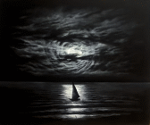 Dipinto ad acrilico su tela di cm 100x120 denominato Da Viaggi interiori realizzato da Claudio Mario Feruglio nel 2015