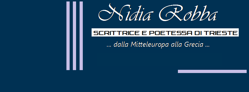 La copertina per il profilo della poetessa e scrittrice di Trieste Nidia Robba