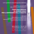 Locandina della mostra L'Arte raccontata da Giorgio Soavi per il centenario dalla nascita