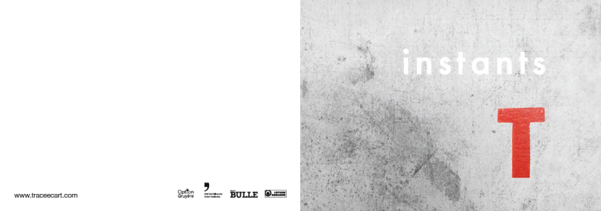 Locandina della mostra instants T.
