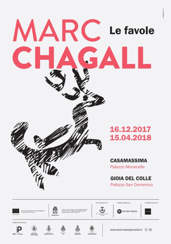 Locandina della mostra Marc Chagall Le favole