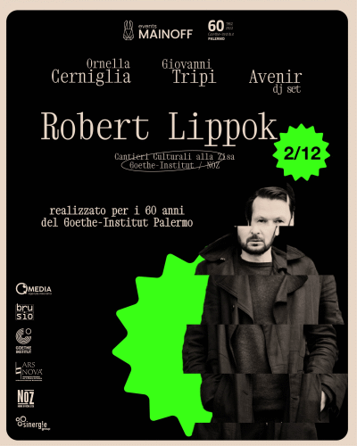 Locandina del concerto di Roberto Lippok a Palermo