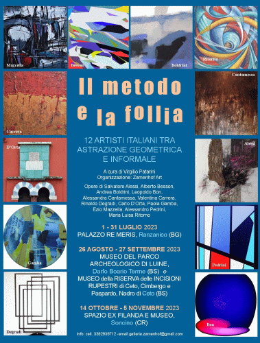 Locandina della mostra Il metodo e la follia