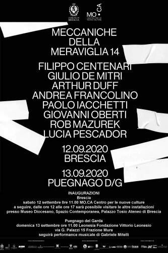Locandina della mostra Meccaniche della Meraviglia 14