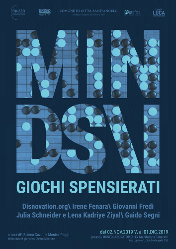 Locandina della mostra Minds I giochi spensierati