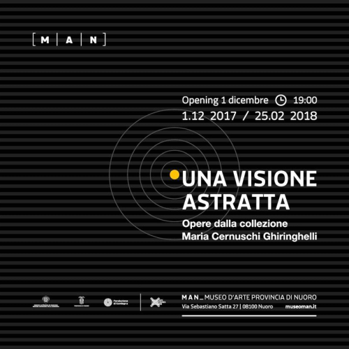 Locandina della mostra Una Visione Astratta