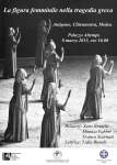 Locandina del convegno La figura femminile nella tragedia greca