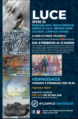 Locandina della mostra Luce