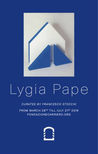 Locandina della mostra dedicata a di Lygia Pape