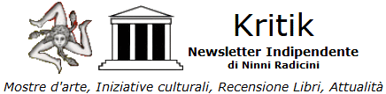 Logo della Newsletter Kritik di Ninni Radicini con notizie su arte cinema libri