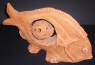 Opera in terracotta di cm40x23 denominata Pesce realizzata da Ondina Brunetti nel 2007