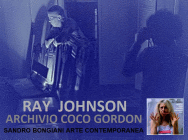 Locandina per la presentazione dello archivio Ray Johnson