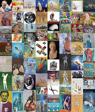 Locandina della mostra ARTeSPORT