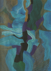 Dipinto in acrilico su cartoncino di cm.70x50 realizzato da Silvano Clavora nel 1995 denominato Espressione Carsica