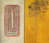 Dipinto denominato Fortuna realizzato nel 2005 da Spider con tecnica mista su tavola