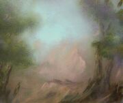 Dipinto a olio su tela di cm 50x60 denominato Alba realizzato da Liana Taurini Barbato